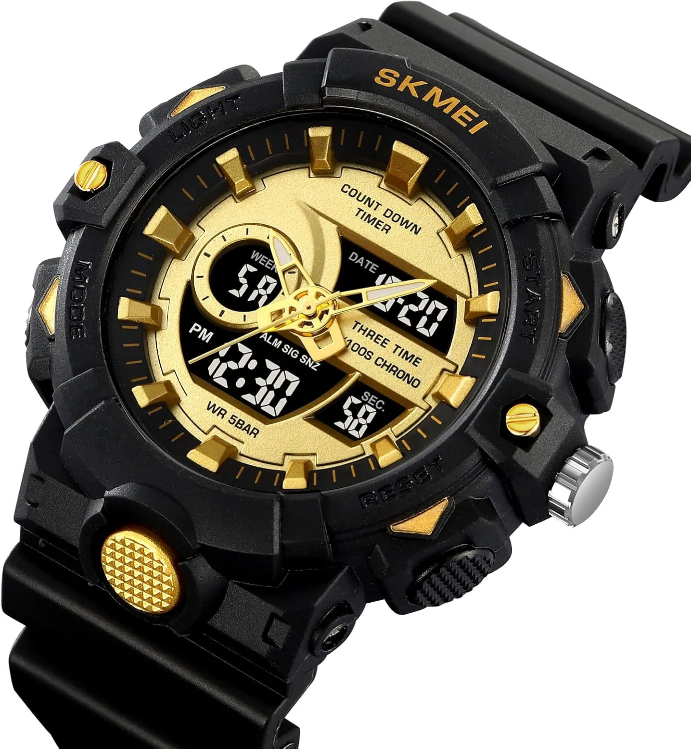 Sports Watch FANMIS Mens Military Multifunction Digital alone stewpot proponent LED Watch Electronic Waterproof Alarm Quartz 