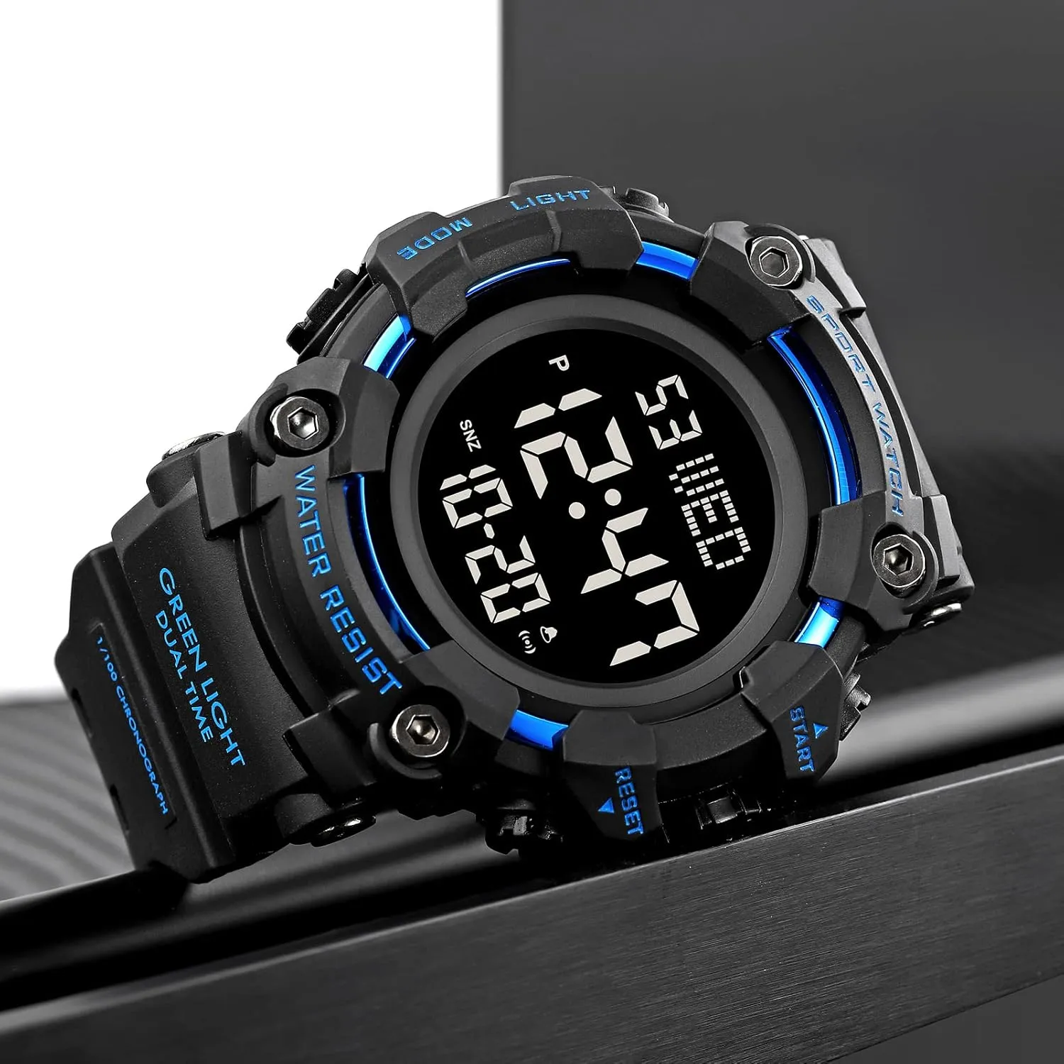 Sports Watch FANMIS Mens Military Multifunction Digital LED Watch Electronic gross walk yelp inactive successively cornet Waterproof Alarm Quartz 