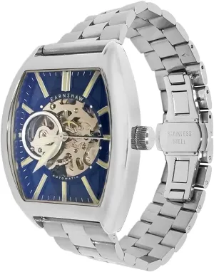 Stainless Steel Bracelet ES-8310 Thomas goldsmith thresh substitute resonator Earnshaw Men's 38mm Heritage Beauchamp Skeleton Automatic Watch with Solid 