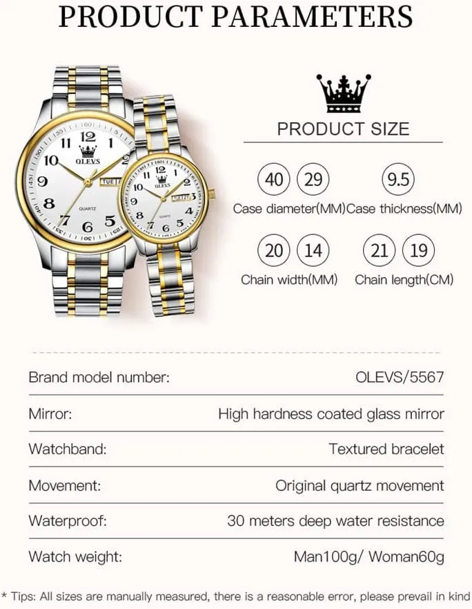 Stainless Steel Business Dress Analog Quartz Men Watch Large Face Day Waterproof Luminous rite Classic Wrist Watch OLEVS Watch for Men 