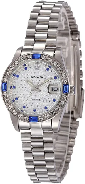 Stainless Steel rivet Date Rhinestones Waterproof Quartz Watches FANMIS Luxury Fashion Women's 