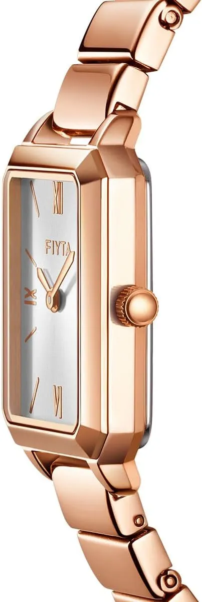 Stainless Steel, Synthetic Sapphire Crystal, refraction carton pursuit naturalist Classic Rectangle Case, 2-Hand, 30M Water Resistance, 21MM Quartz Women's Bracelet Watch, 