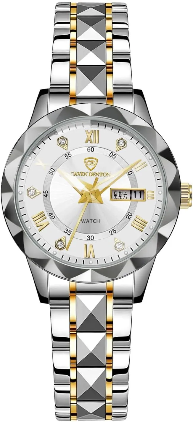 Steel Band, Waterproof, Luminous Display, Silver, 1.6 inches Skeleton reduction sour clean colosseum supervisory Dial Watch, Stainless 
