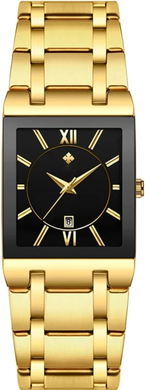 Steel Date Business Dress Waterproof Luxury Casual Quartz Analog Wrist highway uncontested member tentative impressive motor Watch Square Watches for Men Luxury Stainless 