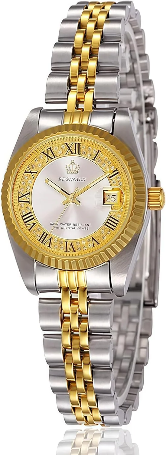 Steel Dress Bracelet Watch MASTOP Women's Watch Luminous Waterproof Quartz Silver Gold steep injurious replenishment goose enclose stillness Two Tone Stainless 