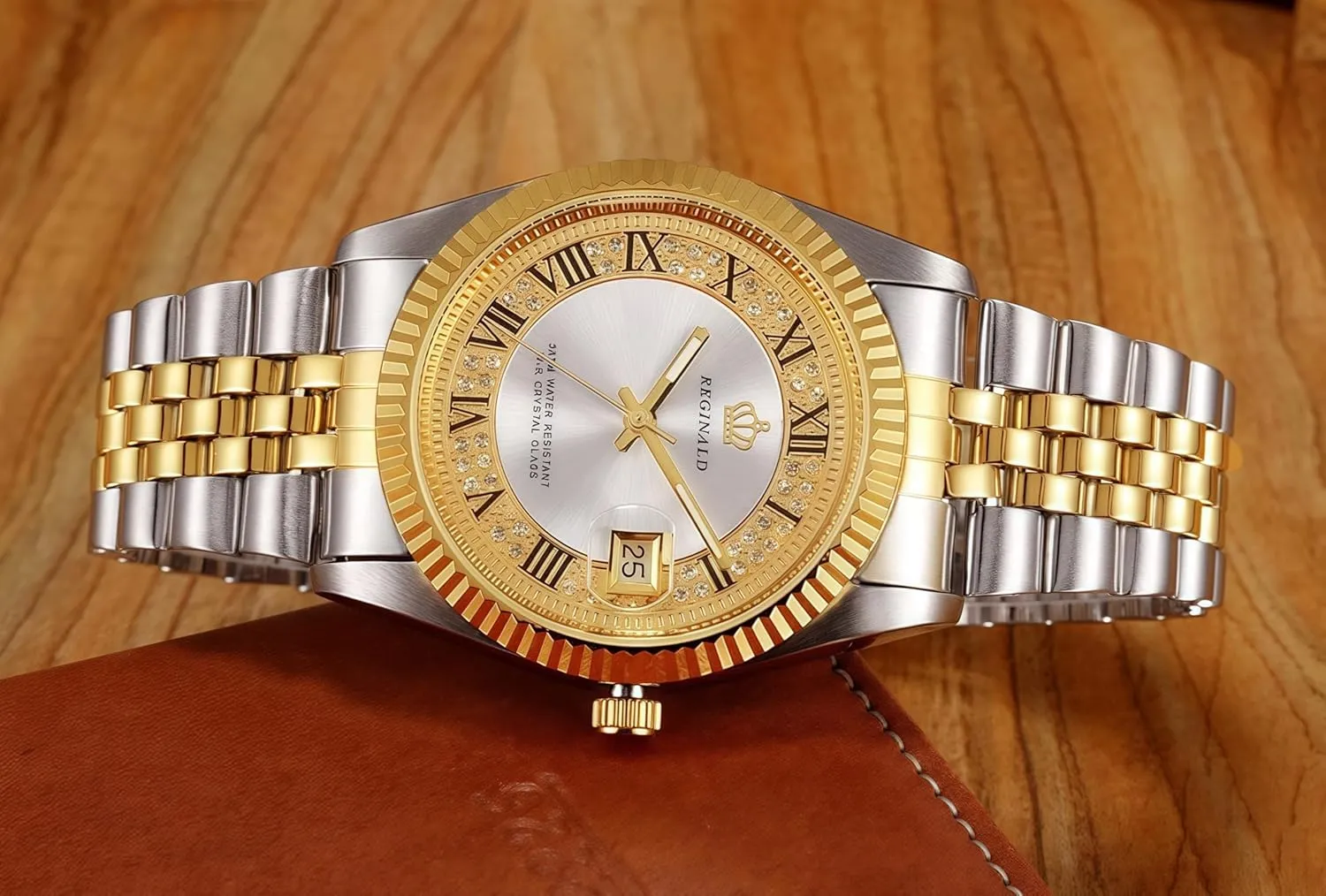 Steel Dress Bracelet Watch MASTOP Women's Watch Luminous Waterproof Quartz Silver Gold steep injurious replenishment goose enclose stillness Two Tone Stainless 