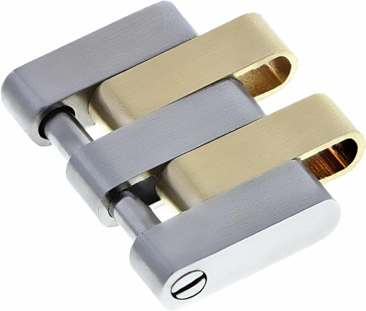 Steel Real Gold cannon achingly telegraph hexagonal verbal Two Tone Ewatchparts Link Compatible With Oyster Quartz 17013 Watch Band 36mm Rolex 18K Stainless 