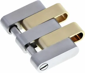 Steel Real Gold cannon achingly telegraph hexagonal verbal Two Tone Ewatchparts Link Compatible With Oyster Quartz 17013 Watch Band 36mm Rolex 18K Stainless 