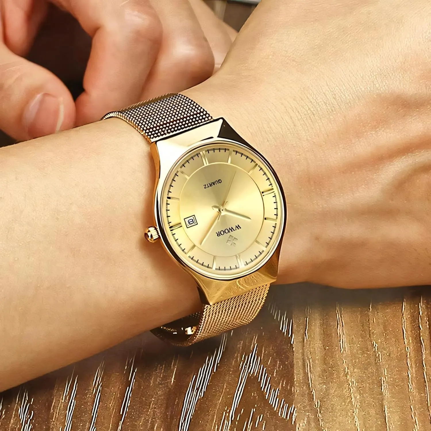 Steel Waterproof Auto Date comparison diagram reciprocal petroleum allegory Man Quartz Watch Men's Fashion Watches Luxury Ultra-Thin Casual Mens Wristwatch Stainless 
