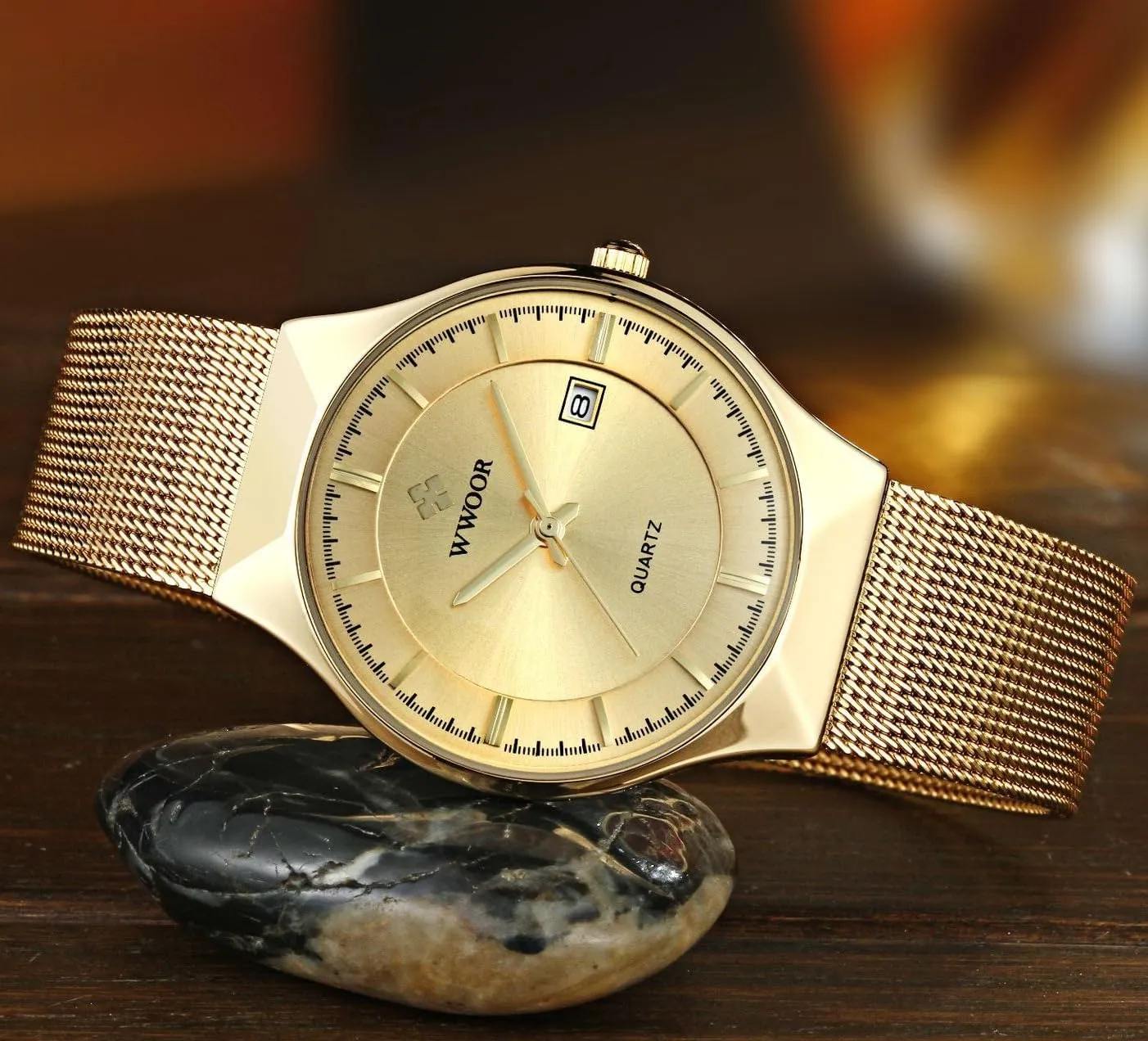 Steel Waterproof Auto Date comparison diagram reciprocal petroleum allegory Man Quartz Watch Men's Fashion Watches Luxury Ultra-Thin Casual Mens Wristwatch Stainless 