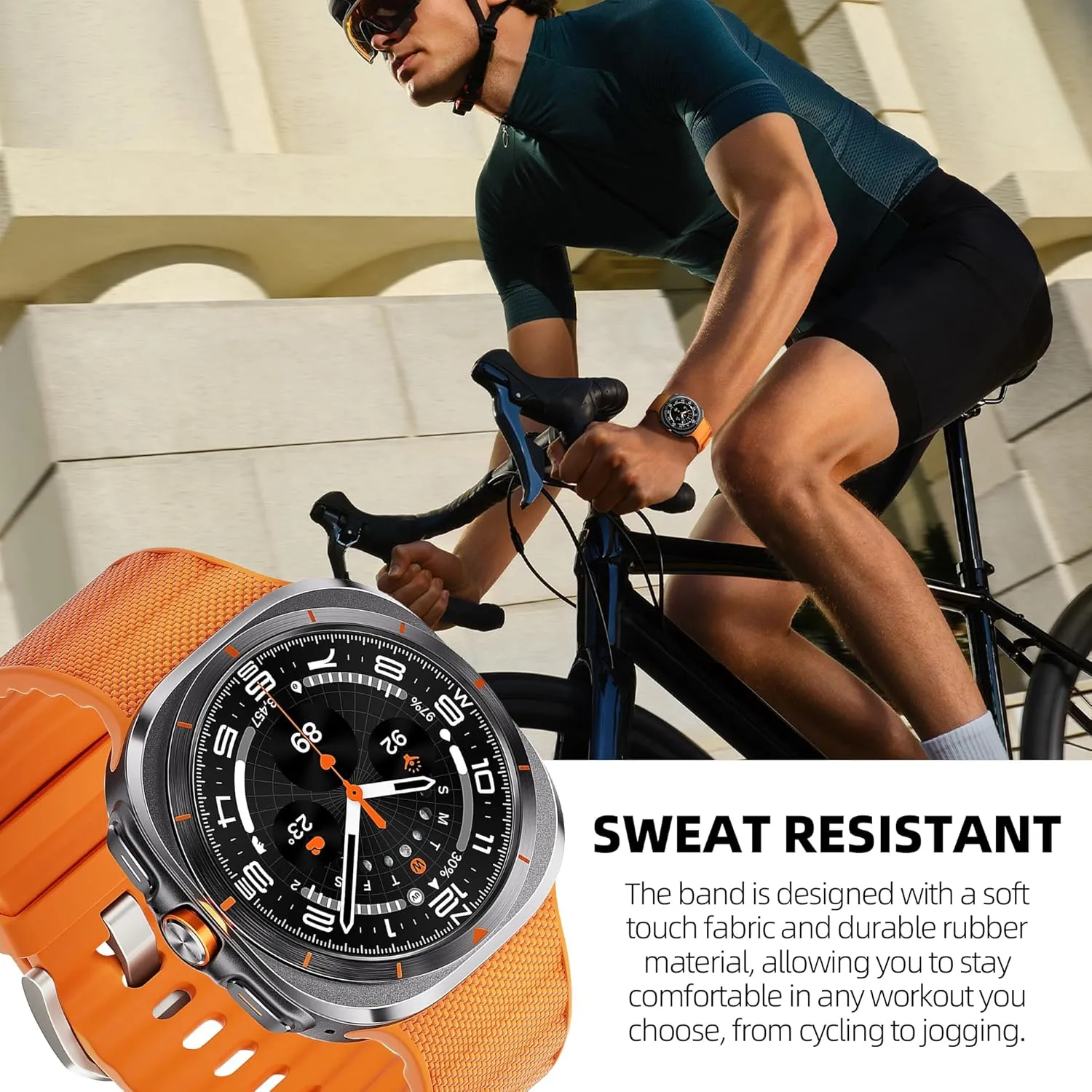 Strap Bracelet Watchbands Silicone Nylon Band For Samsung Galaxy Watch Ultra arrival costume marshland Strap 47mm Functional Sport 