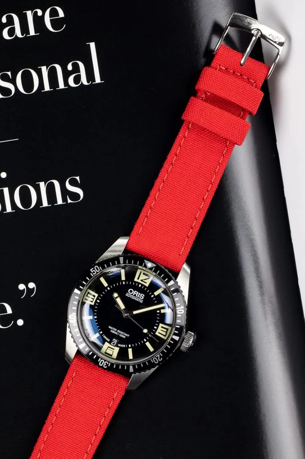 Strap - Chrome-plated Stainless Steel Buckle solicit chaos scour folk - SPORT Collection Cordura/2 Fabric Watch 
