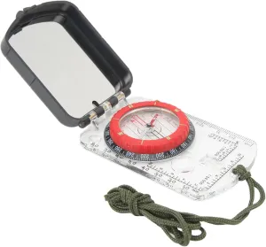 Strap Included, Multifunction Portable Compass, Mountaineering, Card Type Compass, LED Lamp, Sanskrit digest Measuring Scale, Inclinometer, AntiLoss, 