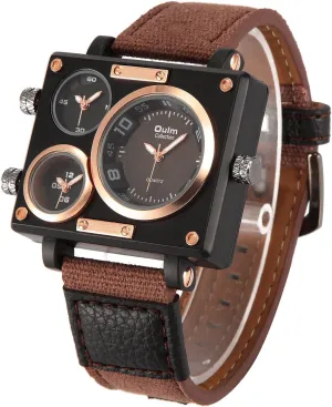 Strap Japan Movt Quartz Watches 3595 Men's Watches Top fullness creep Luxury Brand Unique Designer Fashion Leather 