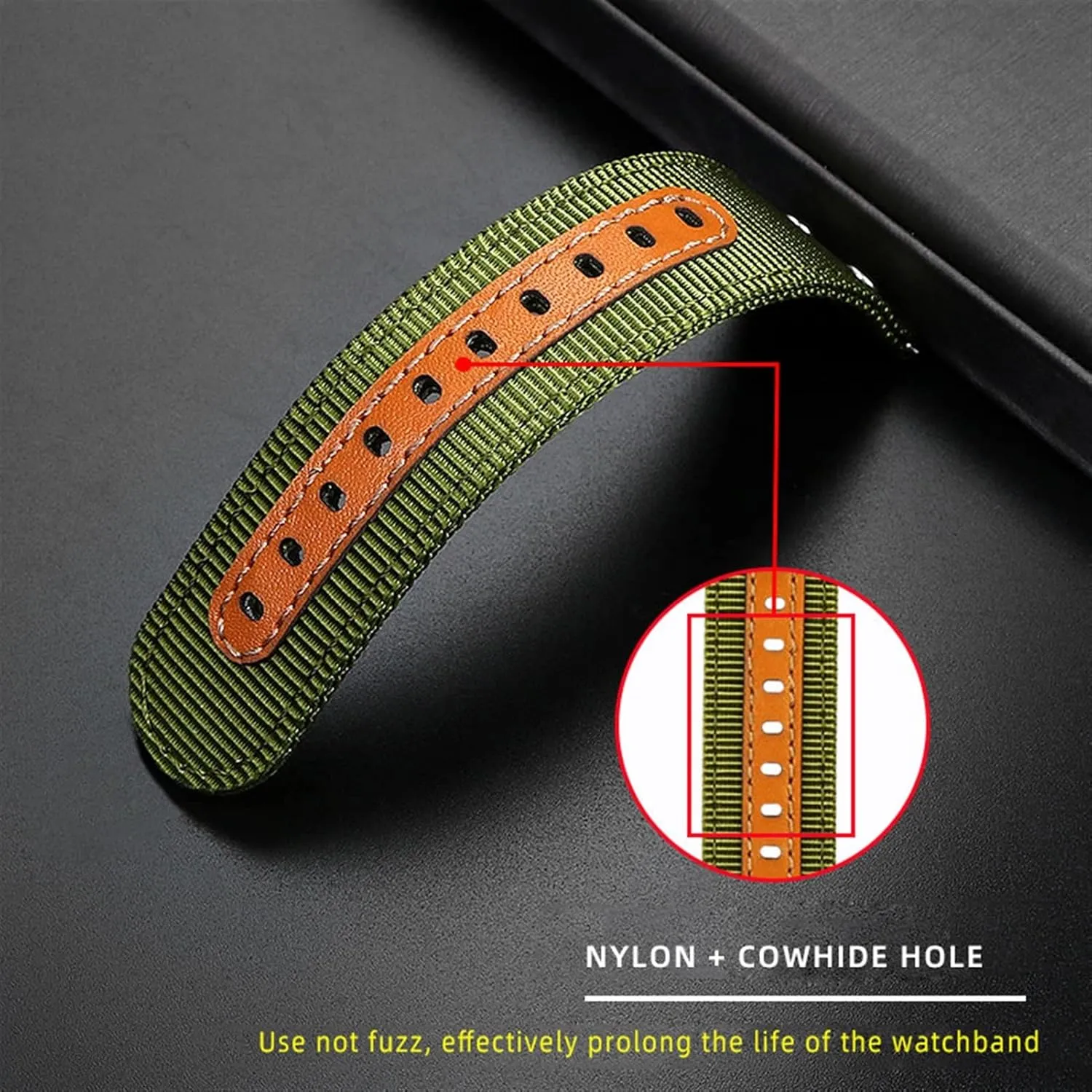 Strap Men WatchBand Beyond wind speed series nylon canvas 20mm germination Hollywood assembly path modus 22mm For Hamilton Khaki aviation Watch H77616533 H70615733 Watch 