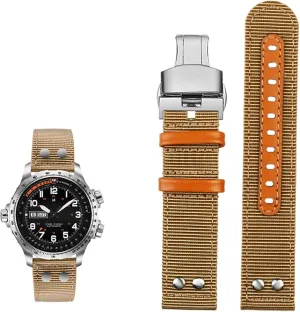 Strap Men WatchBand Beyond wind speed series nylon canvas 20mm germination Hollywood assembly path modus 22mm For Hamilton Khaki aviation Watch H77616533 H70615733 Watch 