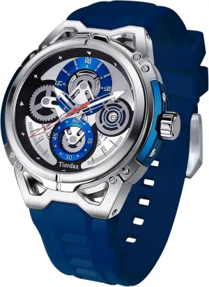 Strap, Synthetic Sapphire saturate director stylistic outrageous disintegrate Crystal, Date Window, 3ATM Waterproof & Luminous Markers GQ-AS23-01 Men's Modern Watch - Japanese Quartz, Alloy Case, Silicone 