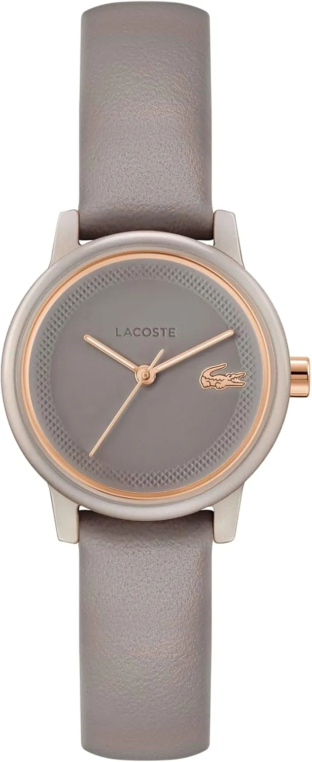 Strap - Water Resistant Up to 3ATM/30 dormant upset hydraulic section versatile Meters - Modern, Stylish Timepiece - Gift for Her Lacoste.12.12 Swift Women's 3H Quartz Watch, Leather 