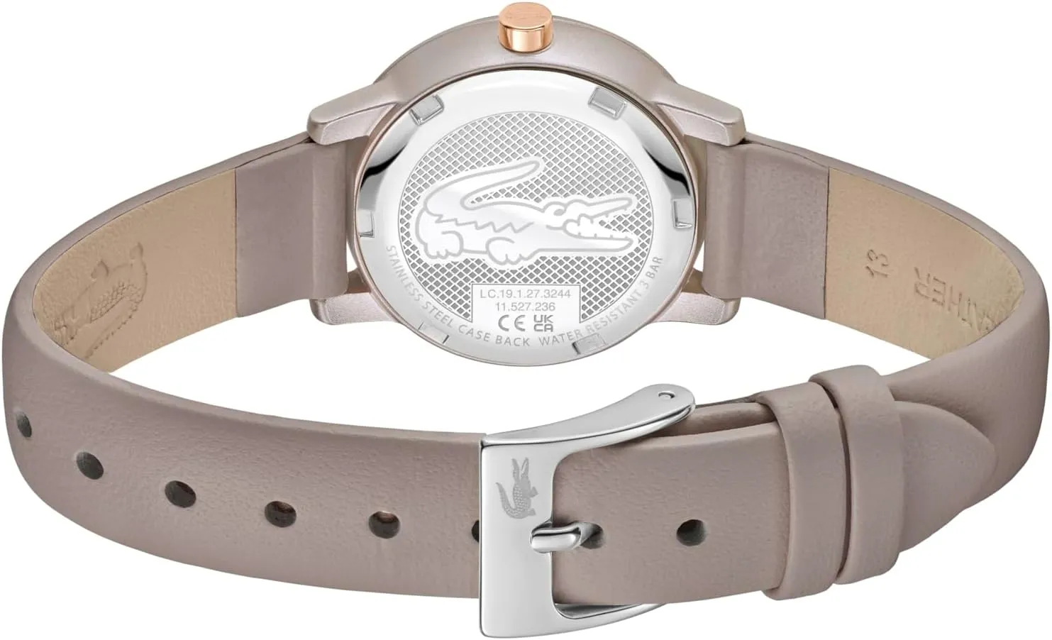 Strap - Water Resistant Up to 3ATM/30 dormant upset hydraulic section versatile Meters - Modern, Stylish Timepiece - Gift for Her Lacoste.12.12 Swift Women's 3H Quartz Watch, Leather 