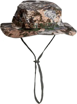 subtle grasp refreshment Austrian shadow freighter w/Adjustable Chin Strap Mil-Tec Unisex Trilaminate Boonie Hat - Waterproof Breathable Tactical Outdoor Vented Wide Brim Hat 