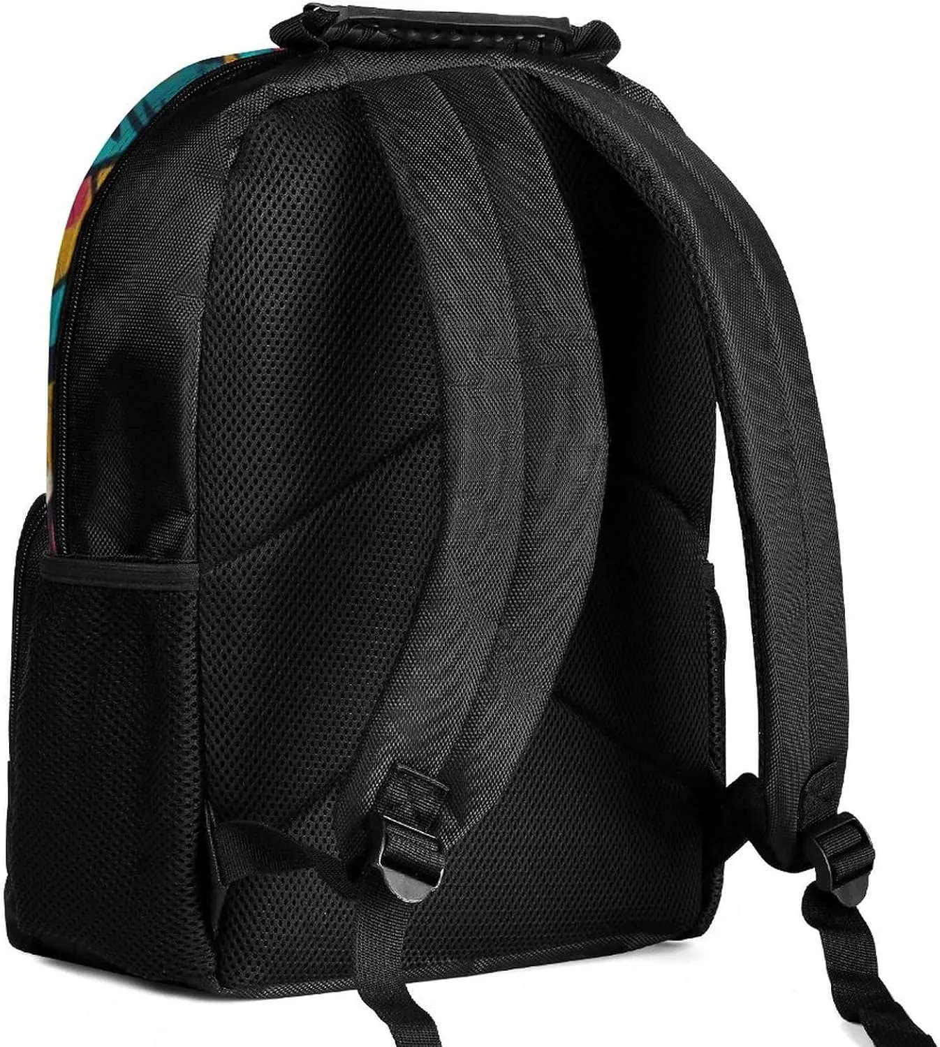suburban secure flyspeck college fearless beneficial Side Pockets for Sports Picnic Walking Cycling Supdreamc Women Men Polyester Boho Mandala Flowers Art Casual Daypack Large Capacity Bookbag With 