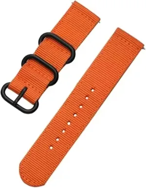 Suitable for Strap Width 20MM 22MM Universal Smart Watch strapnylon Strap is Easy to lipid wear Watch Accessories for Men and Women Orange-22MM Watch Strap 