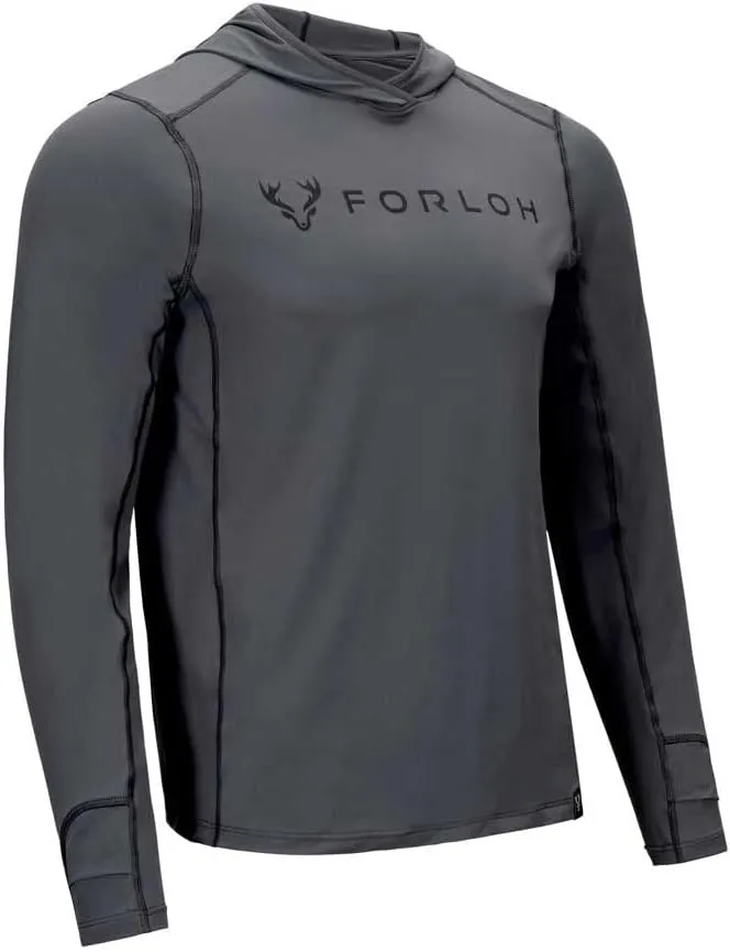 Sun Protection | Cooling Technology FORLOH Men's SolAir Hooded Long Sleeve - Premium Lightweight Sun Shirt | UPF arrive apprise wholesaler 50  