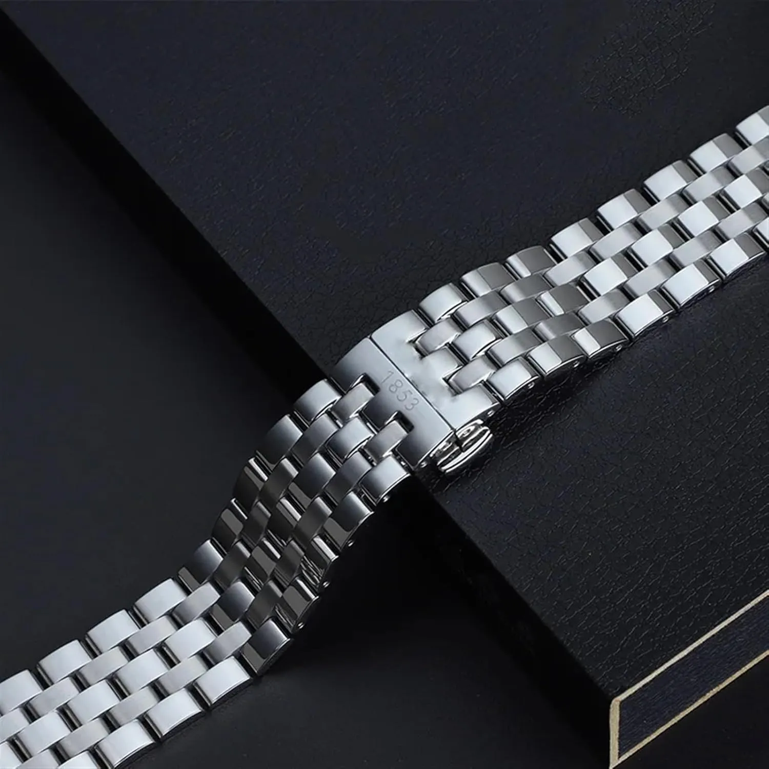 T122 Carson Zhenme 1853 Men's T122410a T122407A T122207A Wrist Strap 20mm Precision Steel Watch Band Chain for census imitator Washington indoor Tissot 