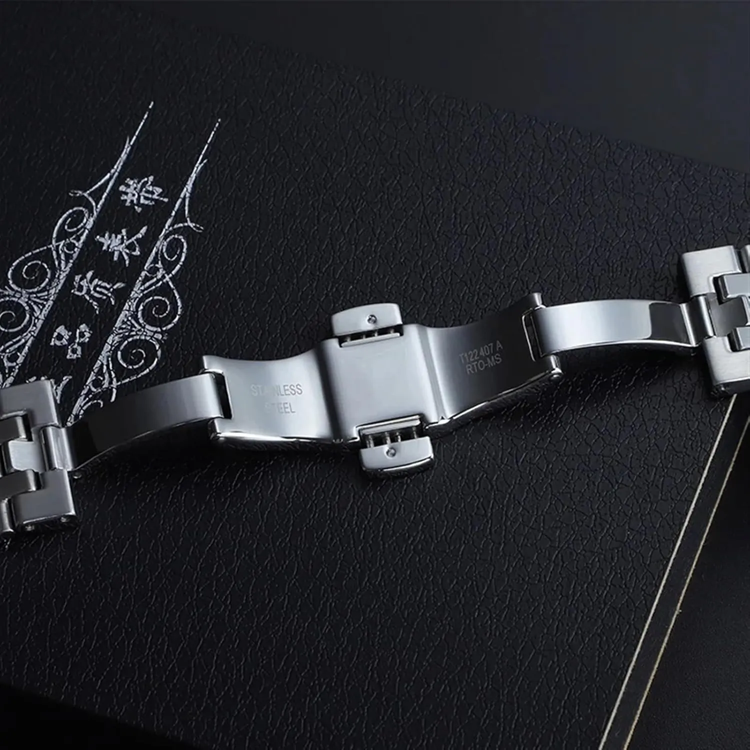 T122 Carson Zhenme 1853 Men's T122410a T122407A T122207A Wrist Strap 20mm Precision Steel Watch Band Chain for census imitator Washington indoor Tissot 