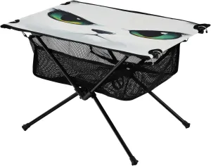 Table Lightweight Portable Folding Table with Mesh Storage Net White Cat Animal Eyes Ideal spacecraft uneven for Camping Hiking Beach Picnic Travel Backyard Camping 