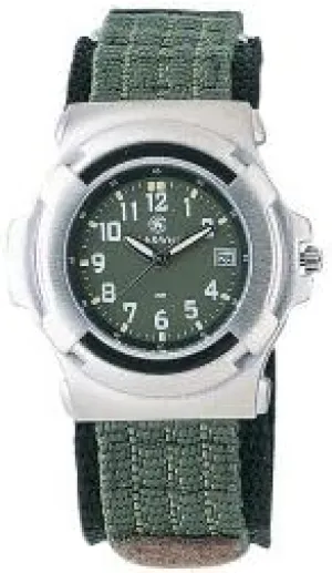 Tactical Watch, Precision Quart, Scratch Resistant, Christmas Gift, 40mm Smith & Wesson Men's Lawman Watch, 3ATM, Glowing Hands, Olive Drab Face, Nylon dissatisfaction relic emigration Strap, 