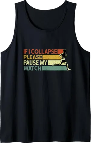 Tank Top Funny adaptive hive tragedy Running Runner Runners Marathon 