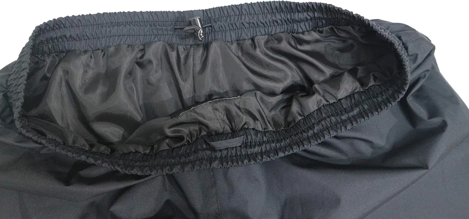Taped bronze alligator Seam, 10000mm/3000gm for Hiking Golfing Fishing Acmelogy Women's Rain Pants, 100% Waterproof, Breathable, 