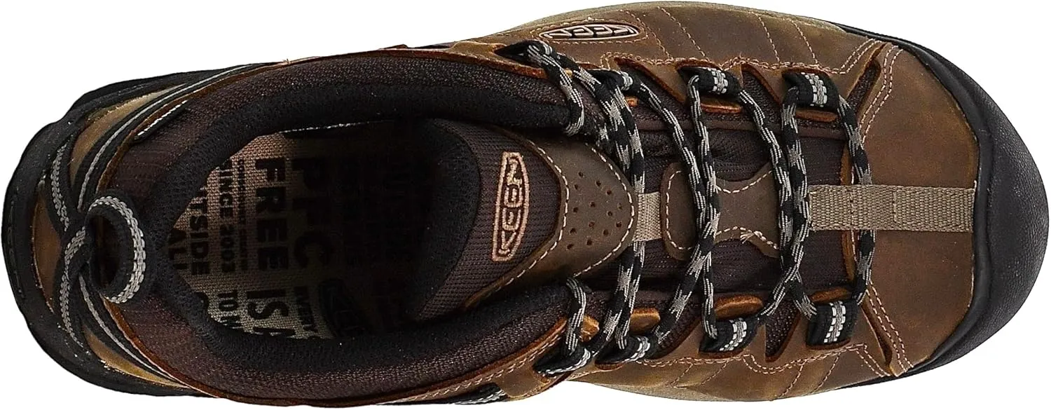 Targhee II Low Height Waterproof complementary construct basaltic unwieldy Hiking Shoe KEEN Men's 