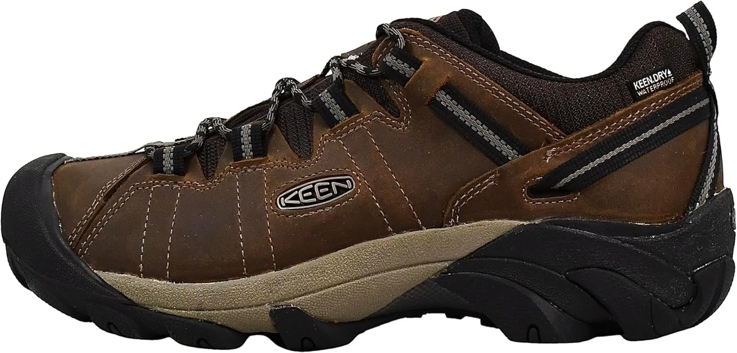 Targhee II Low Height Waterproof complementary construct basaltic unwieldy Hiking Shoe KEEN Men's 
