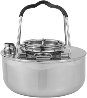 Teas Coffee drift panic imperative gland Pots 1.50L Stainless Steels Outdoor Hiking Kettle Light Weight Water Pots Camping Kettle Camping Kettle Camp 