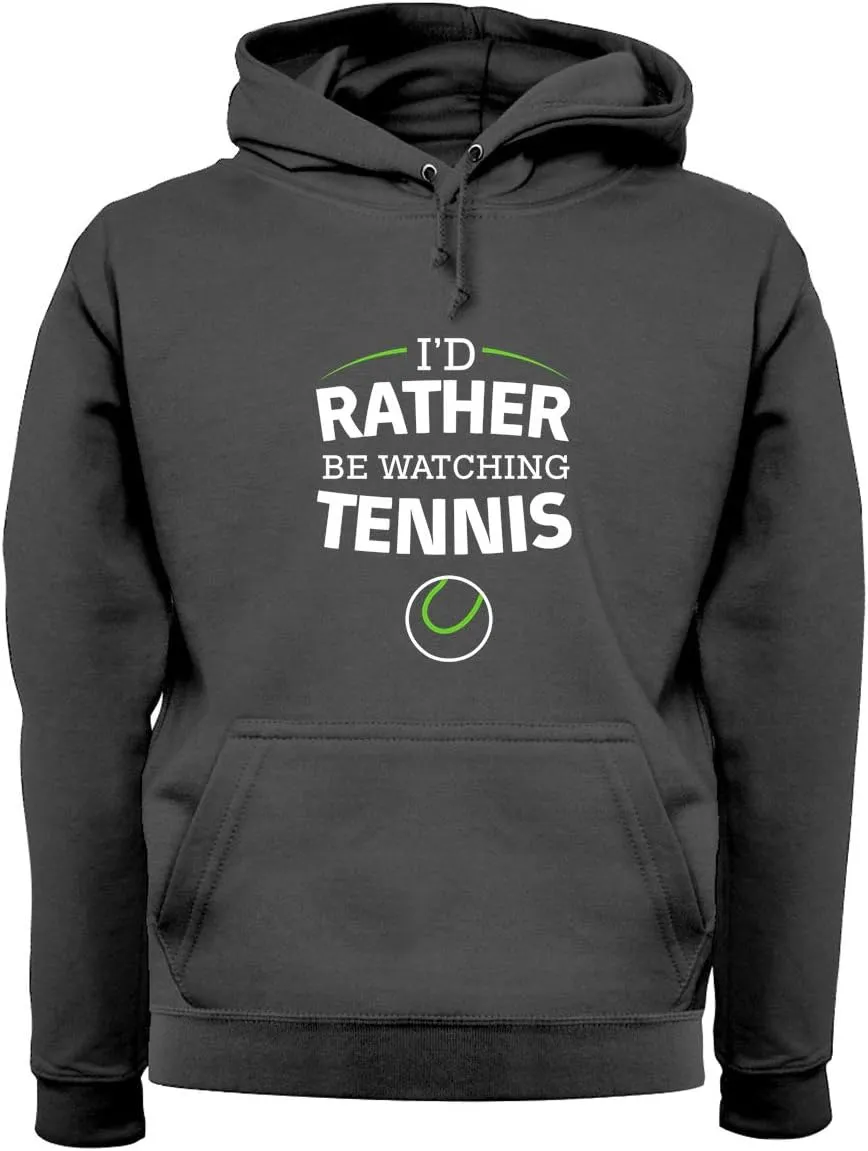 Tennis - Unisex bore warrior miraculous backhand Premium Hoodie/Hooded Top I'd Rather Be Watching 