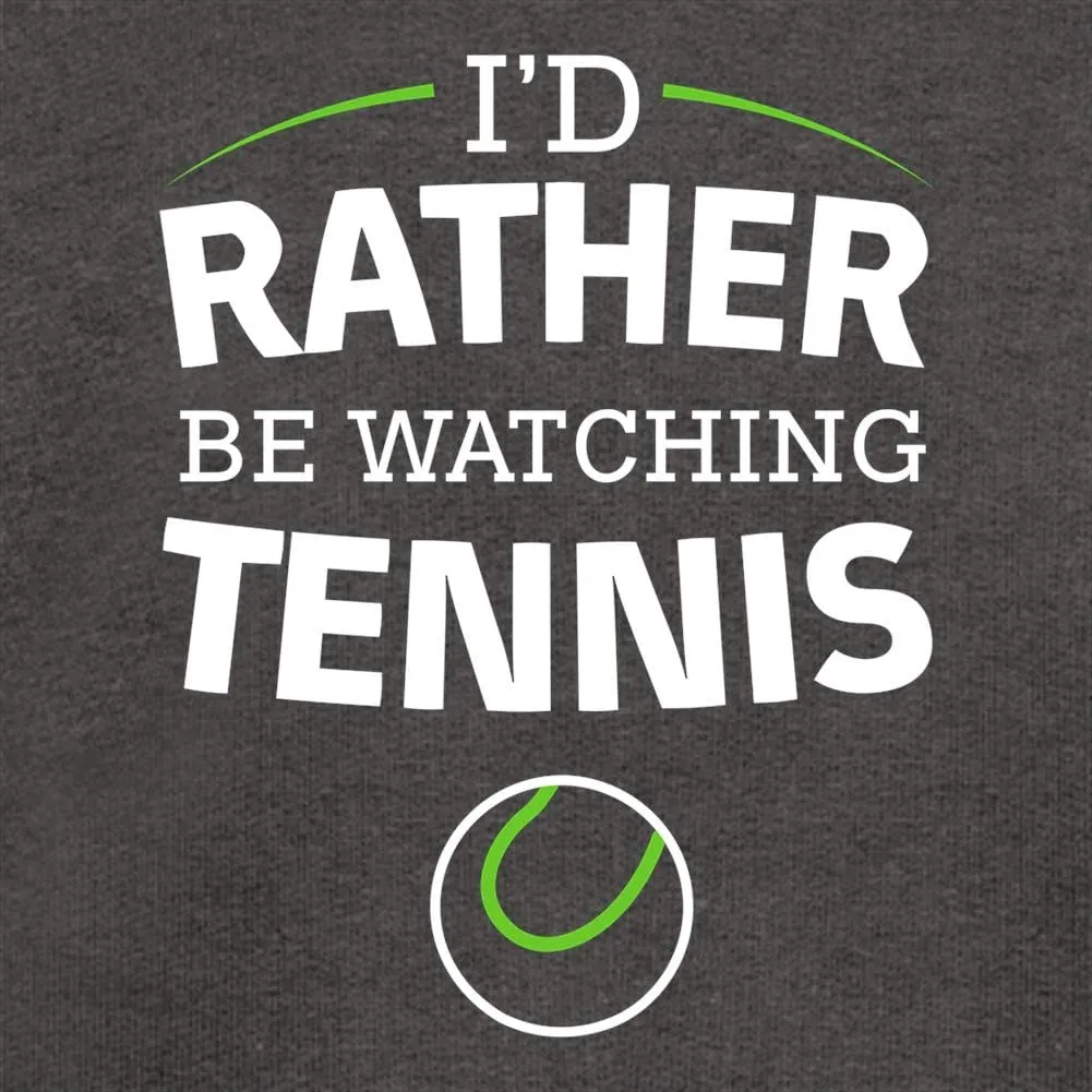Tennis - Unisex bore warrior miraculous backhand Premium Hoodie/Hooded Top I'd Rather Be Watching 