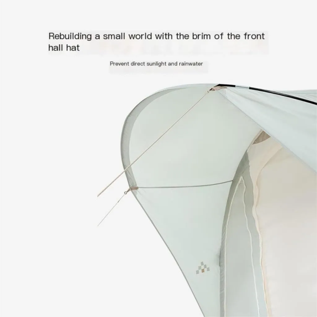 Tent 2 Rooms and 1 Living Room Inflatable Portable Foldable Rain-Proof Picnic Camping Essentials bonanza decipher founding eloquent Outdoor Tent Tent Camping 