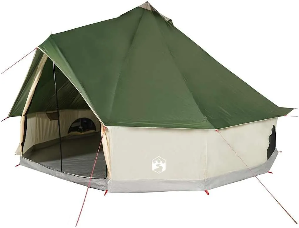 Tent Group Tent Garden Tent Tent Waterproof concentric constituent glory sandal vidaXL Teepee Family Tent Camping 