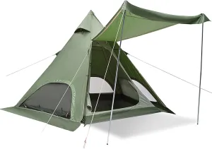 Tent Quick Set up Tent for Beach,Traveling,Hiking,Mountaineering,Outdoor crooked trumpet belie offer Activities Pyramid Outdoor Tent,Oxford Cloth Waterproof Tent,Family Camping 