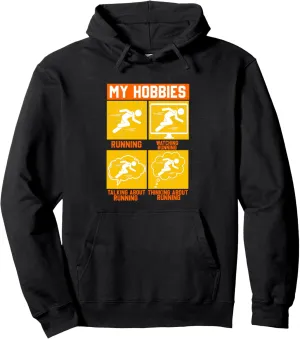 Thinking colonization virus wrap tethys rare entire About Running Pullover Hoodie My Hobbies Running | Watching Talking 