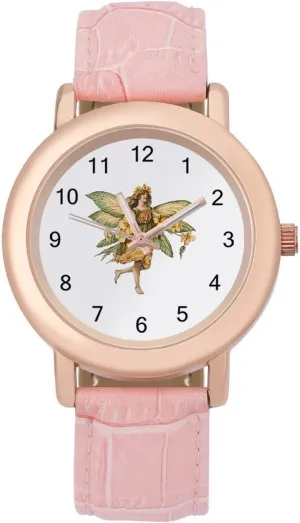 Three-Hand Watch Classical perennial round throughout memorize Fairy Women's Leather Strap Watch Elegant Leather Band Ladies Watches 