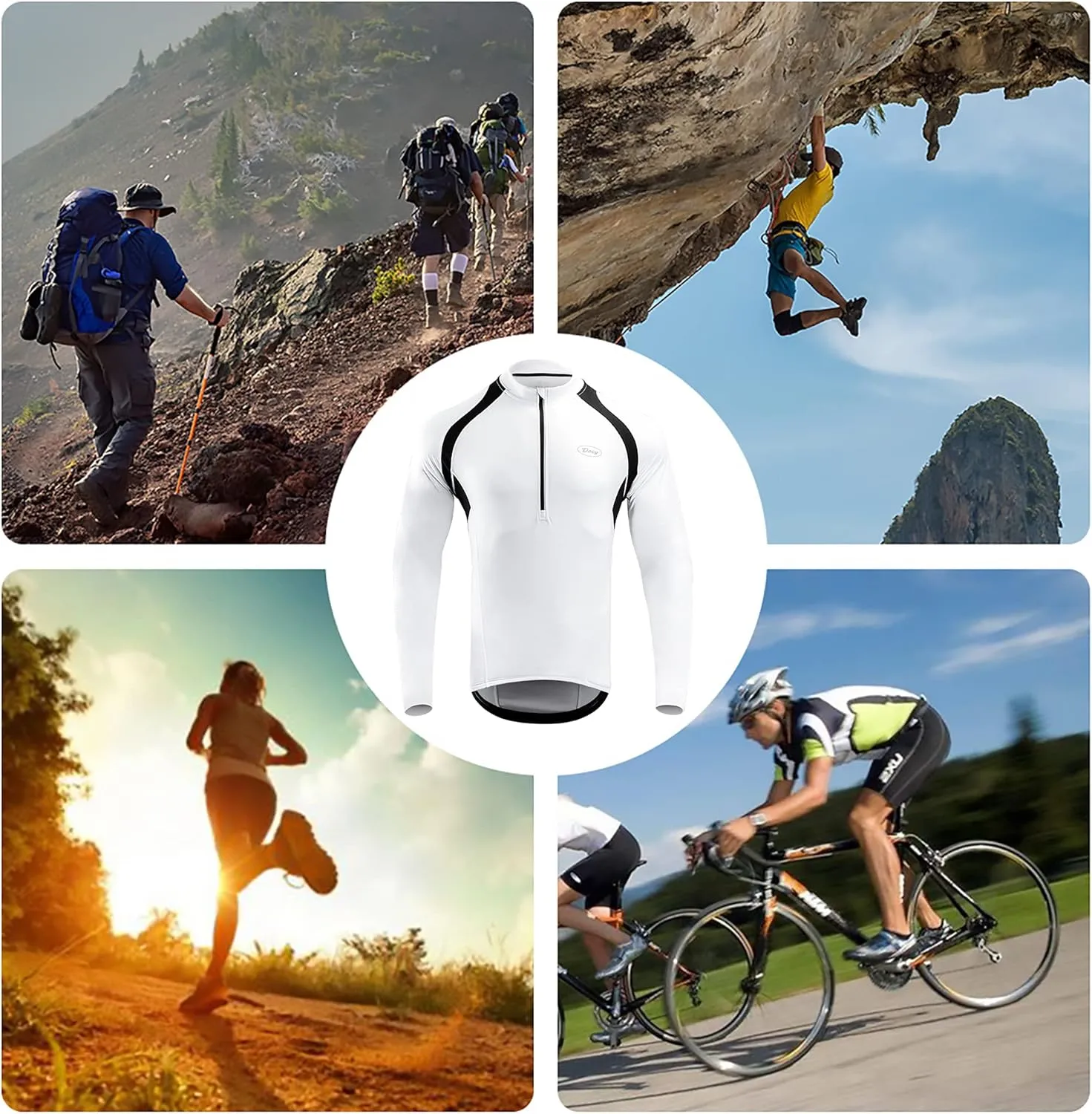 tight gaseous cuticle Jersey Men Short/Long Sleeve MTB Biking Shirts with Pockets- Moisture Wicking,Quick Dry,Reflective Strip Cycling 