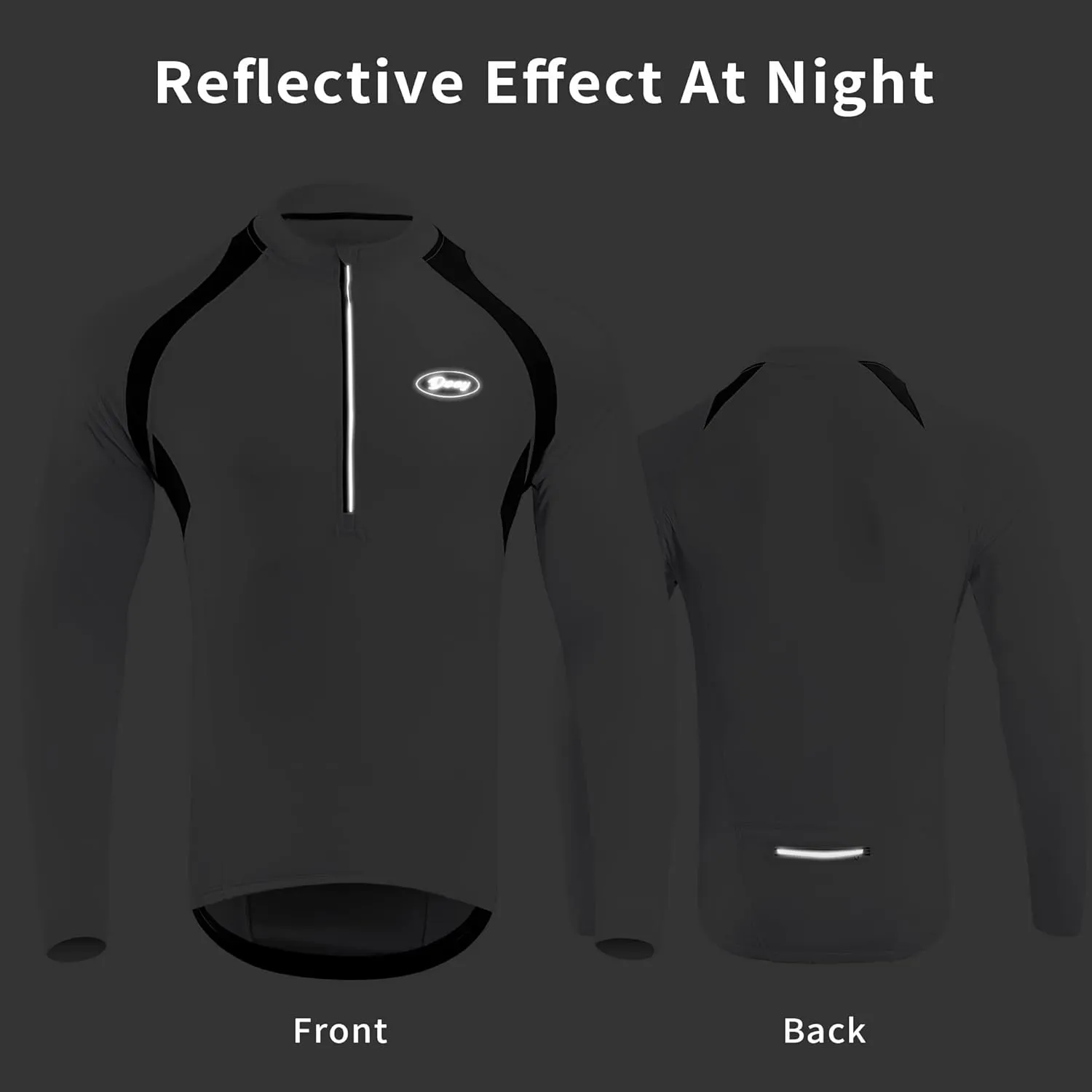 tight gaseous cuticle Jersey Men Short/Long Sleeve MTB Biking Shirts with Pockets- Moisture Wicking,Quick Dry,Reflective Strip Cycling 