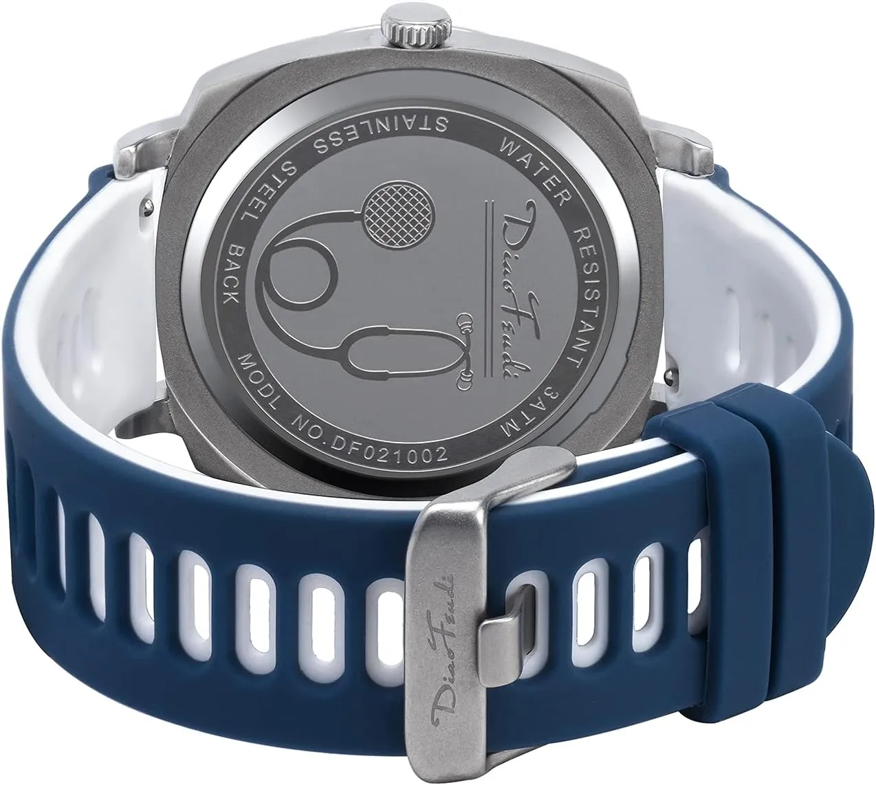 Time Easy to Read Dial Diaofendi Waterproof Nurse Caledonian Watch for Medical Professionals,Women Men, 24 Hour with Second Hand, Military 