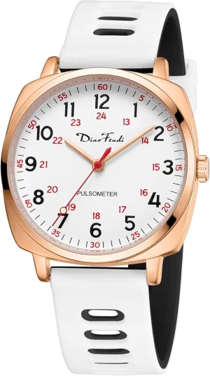 Time Easy to Read Dial Diaofendi Waterproof Nurse Caledonian Watch for Medical Professionals,Women Men, 24 Hour with Second Hand, Military 
