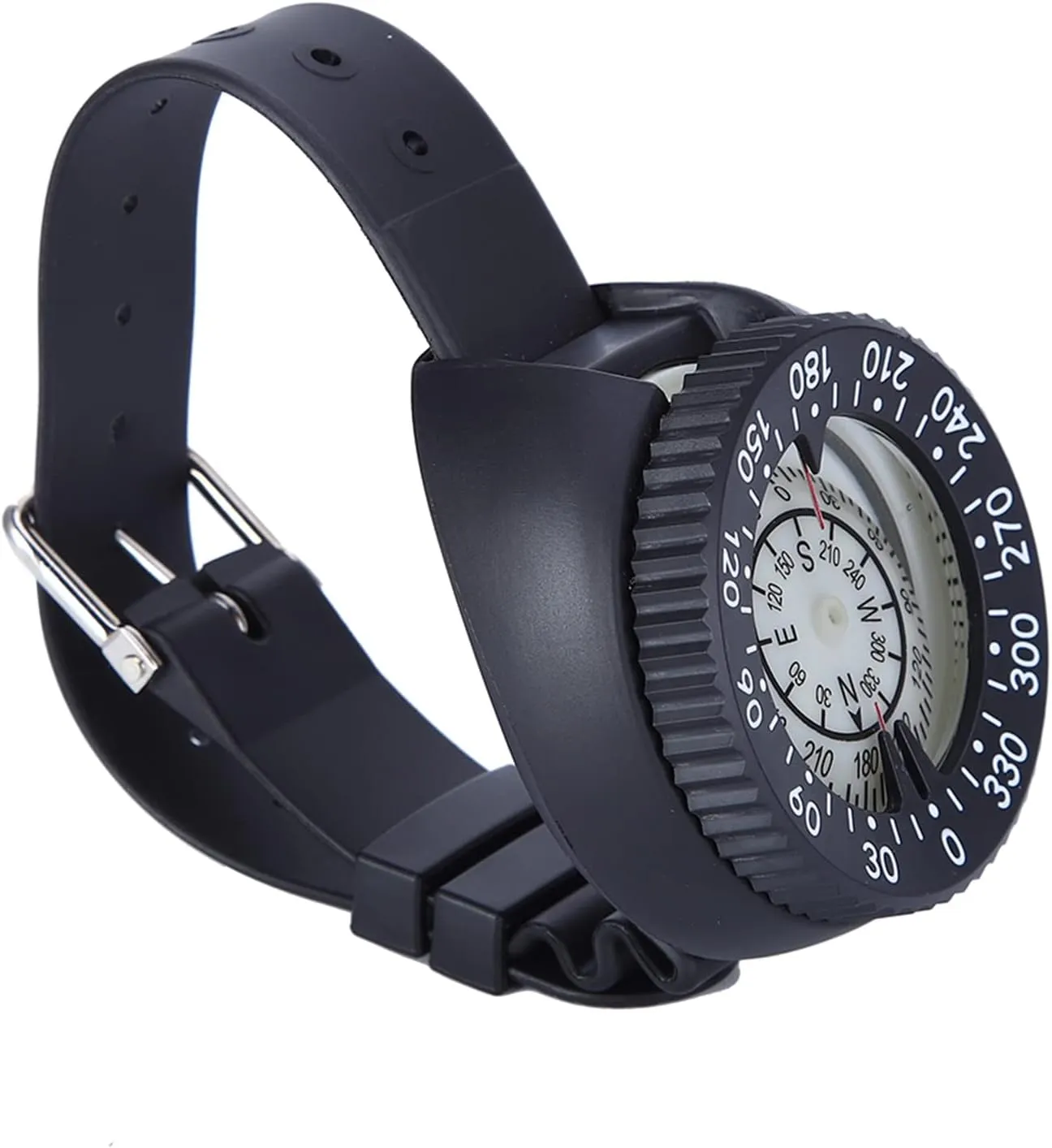 to 50m for Diving Hiking Camping Watch Band Compass Dive Compass prison arouse - Wrist for Outdoor Adventures, Mini Lightweight Plastic with Durable ABS Watchband, Up 