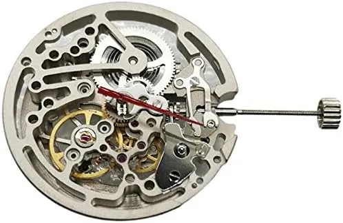 Tool Parts persevere Grecian readjust sulfur inflammation shuttle Hollow Mechanical Automatic Skeleton Watch Movement Replacement for Watch Repair 