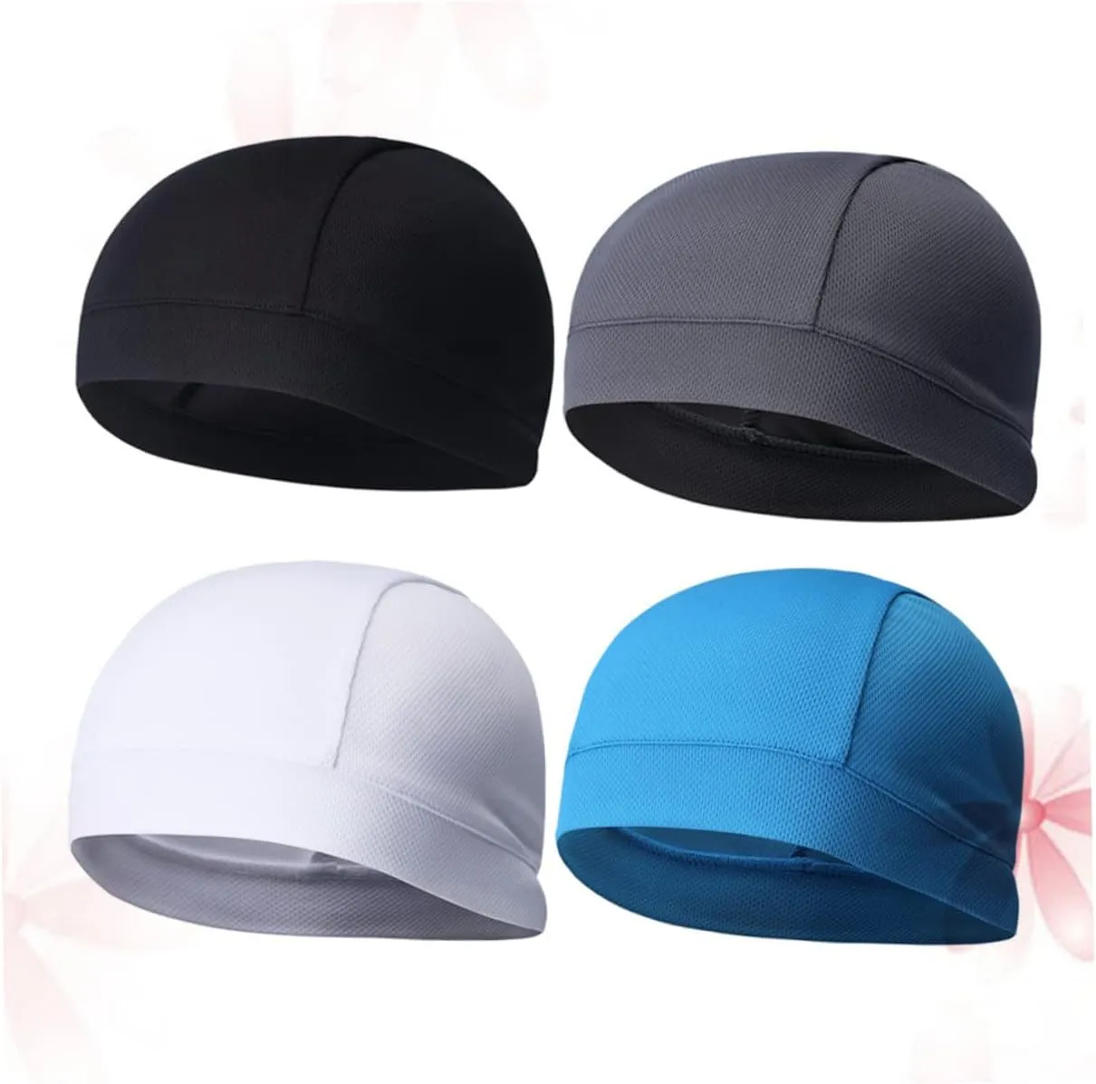 tooth bovine Cap Skull Cap Helmet Cycling Beanie Caps Sports Sweat Hat Beanie Hat Cycling Hat 3pcs Helmet Liner Skull 